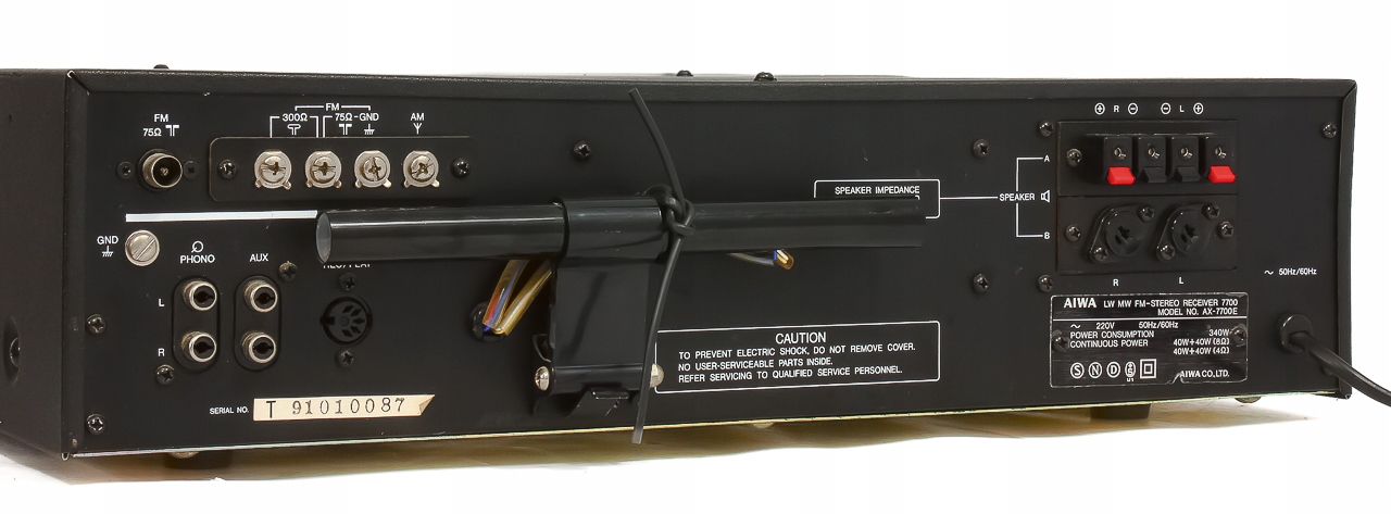 AIWA AX-7700 PIĘKNY AMPLITUNER STEREO VINTAGE System dźwięku 2.0