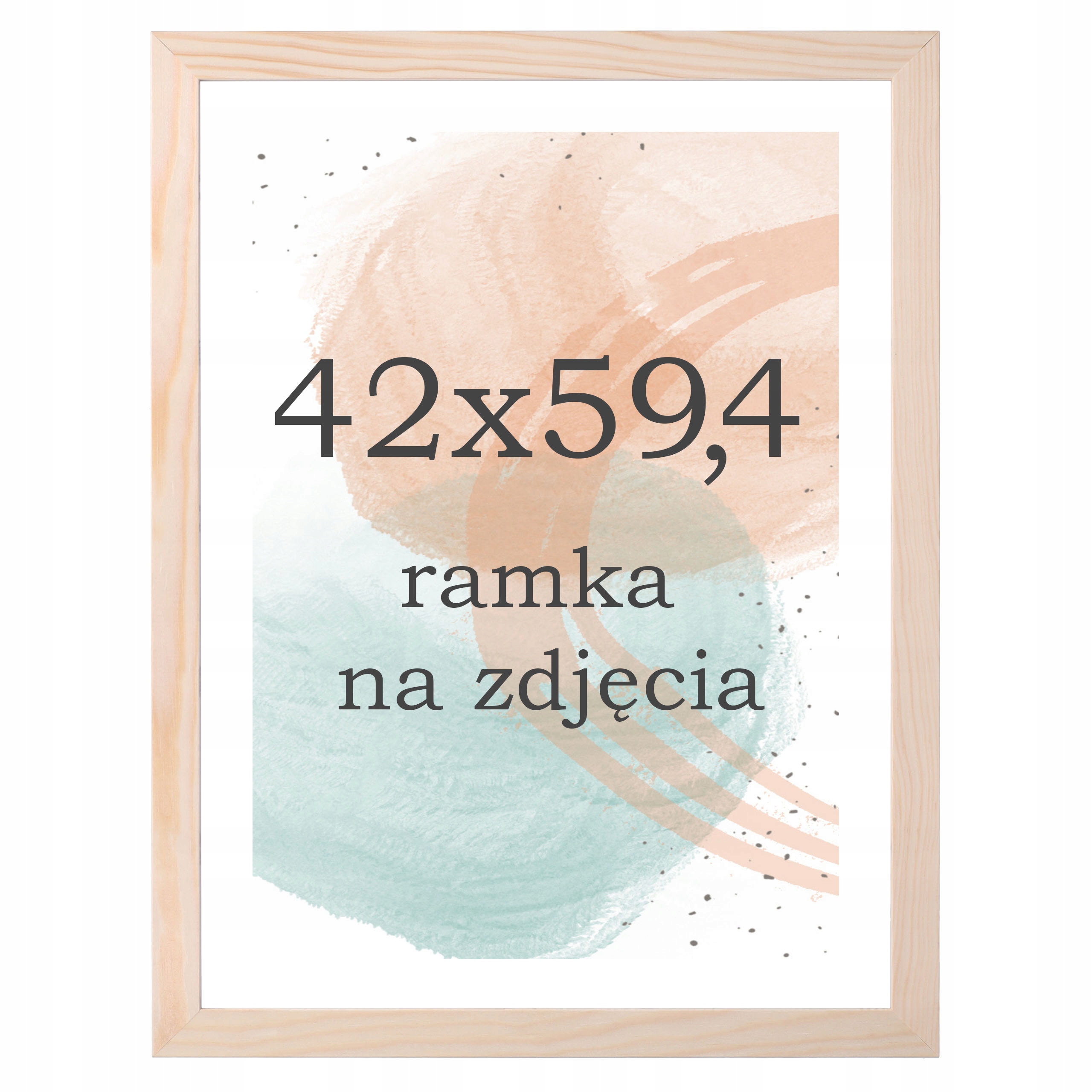 

Ramka A2 drewniana sosna ramki na zdjęcia 42x59,4