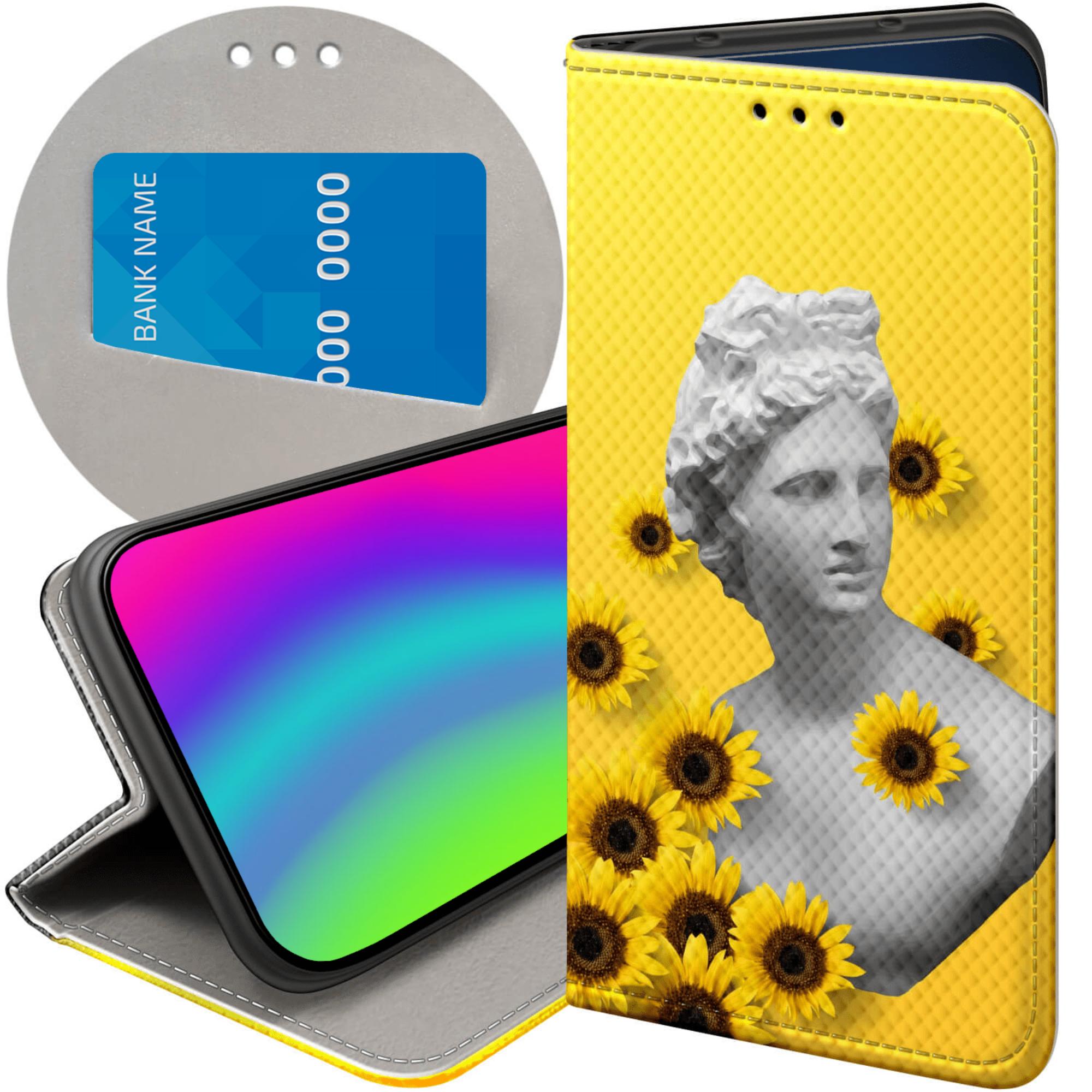 Etui Z Klapką Do Iphone 14 Pro Żółte Słoneczne Yellow Futerał Case