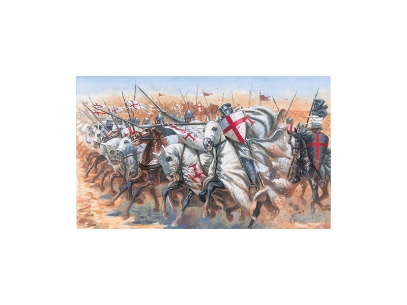 Italeri figurky Templar Knights (medieval Era) (1:72)