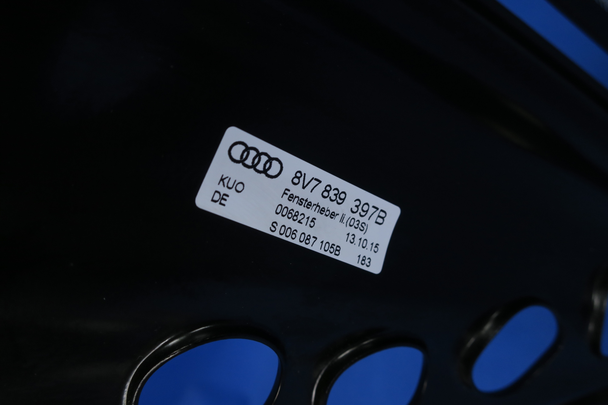 window bodywork Audi A3 8V Cabrio 8V7845297D