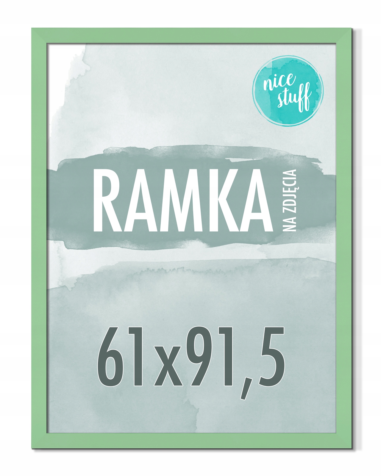 Rámeček 61x91,5 Rámeček Na Fotografie 91,5x61 Rámečky na fotografii zelená mátová