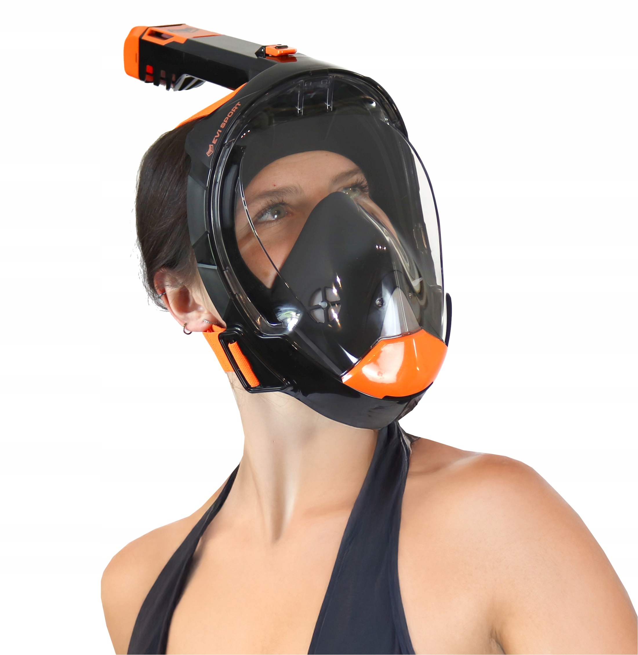 MASKA DO NURKOWANIA SNORKELINGU PEŁNOTWARZOWA DO WODY NA CAŁĄ TWARZ + L/XL Model OceanView Plus