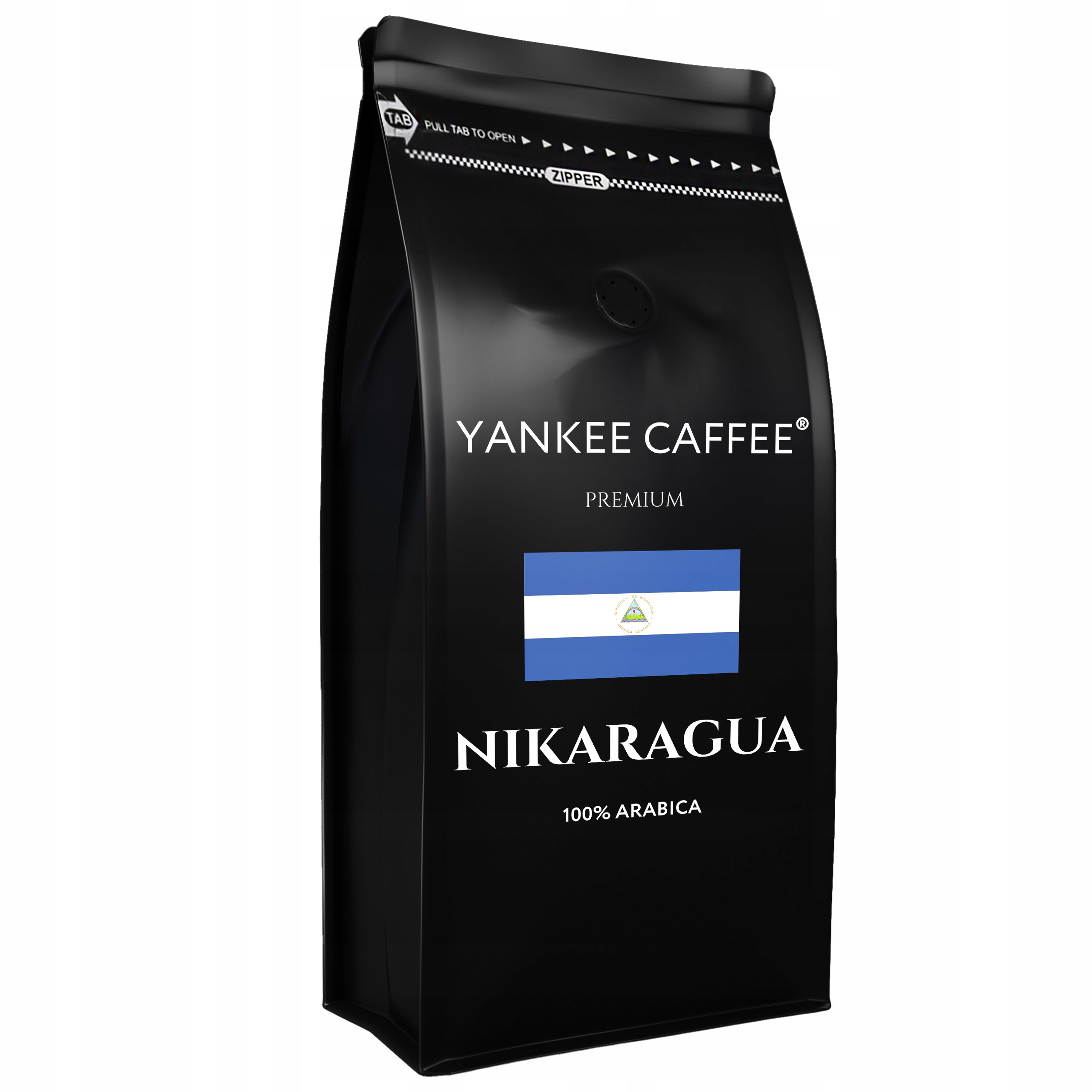 Levně Káva zrnková 1 kg Arabica čerstvě pražená Nikaragua pro kávovar a překapávač