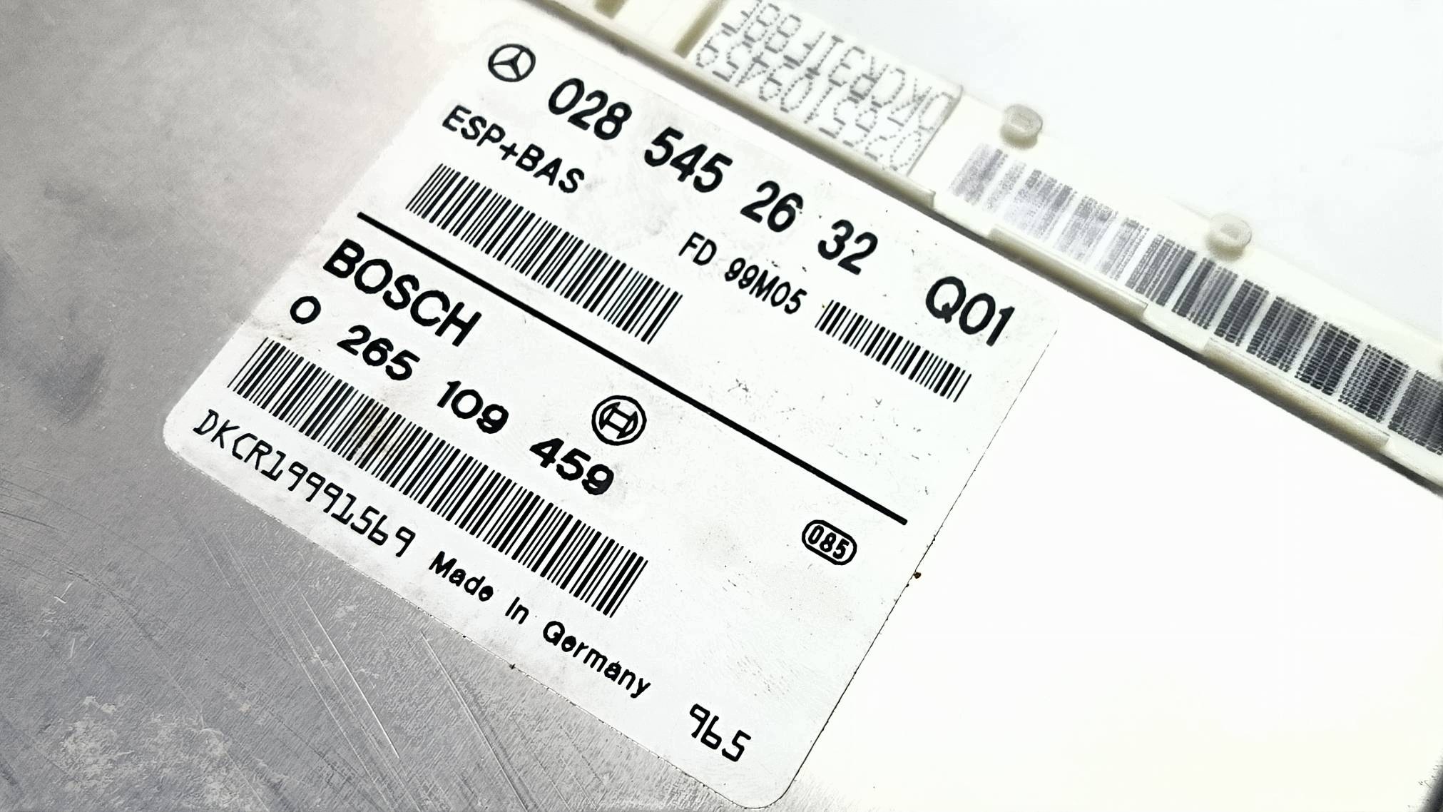 modulo 0285452632 MERCEDES-BENZ A-KLASA W168