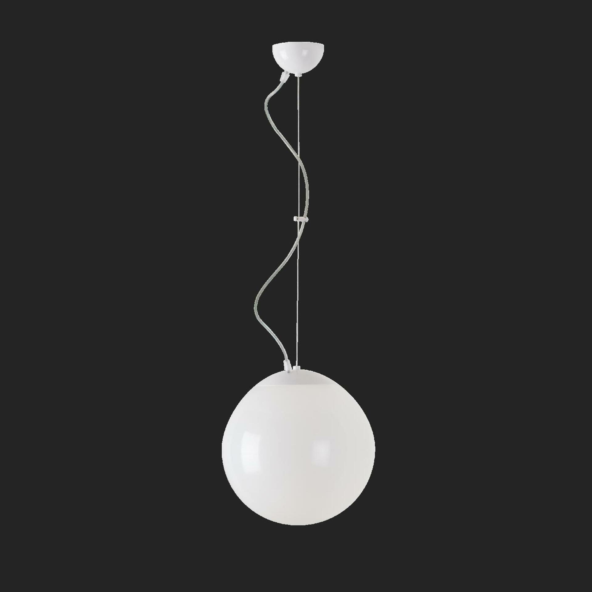 Osmont 64677 Isis L2 Pm závesné plastové svietidlo biela IP40 4000 K 20W Led