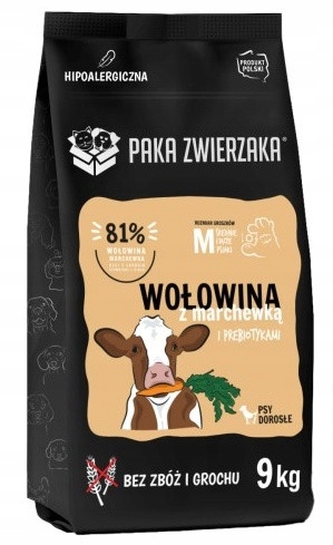 Paka Zwierzaka Seventh Heaven Hovězí maso s mrkví M 9 kg