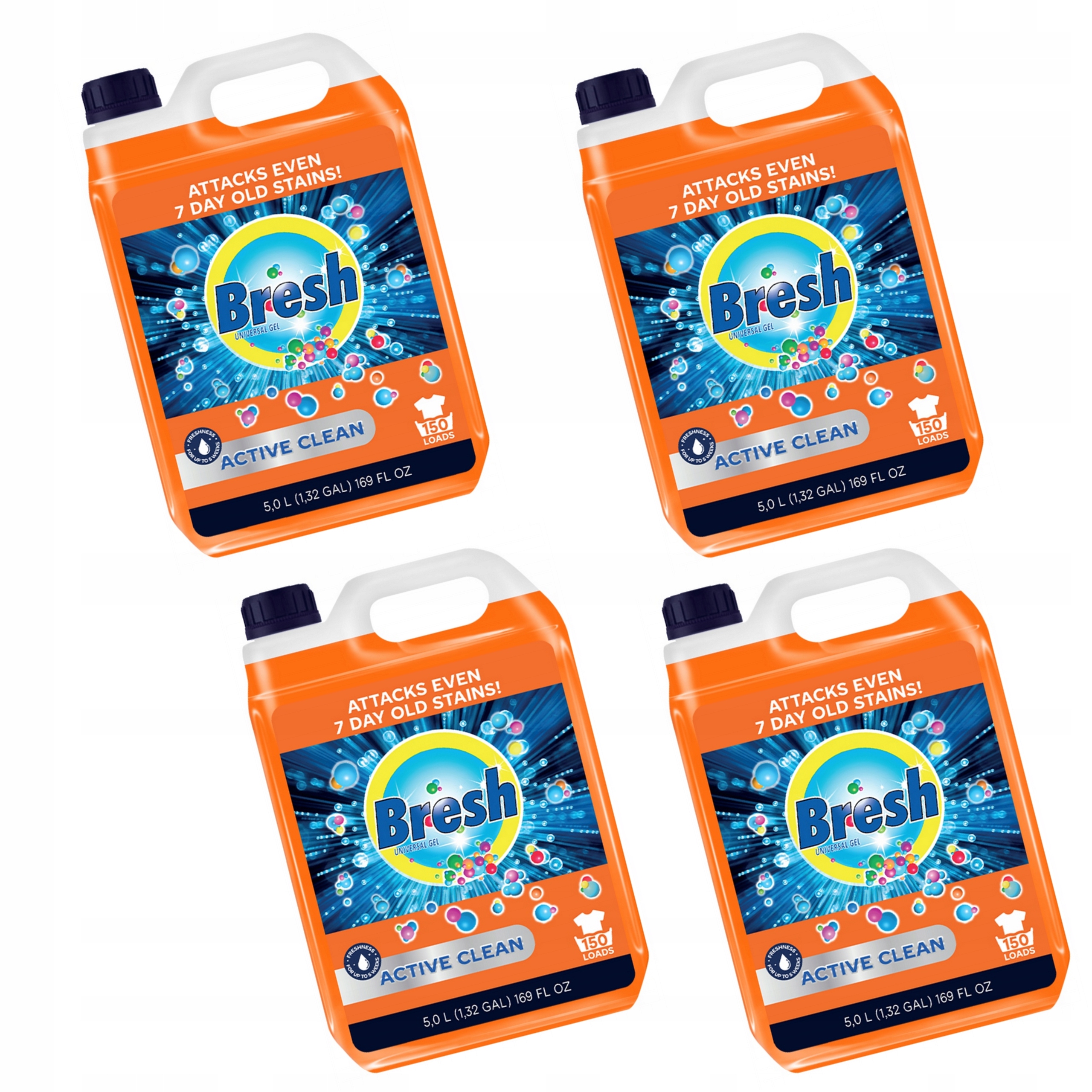 Levně Německý set 4x5L Gel Na Praní 600 praní Den