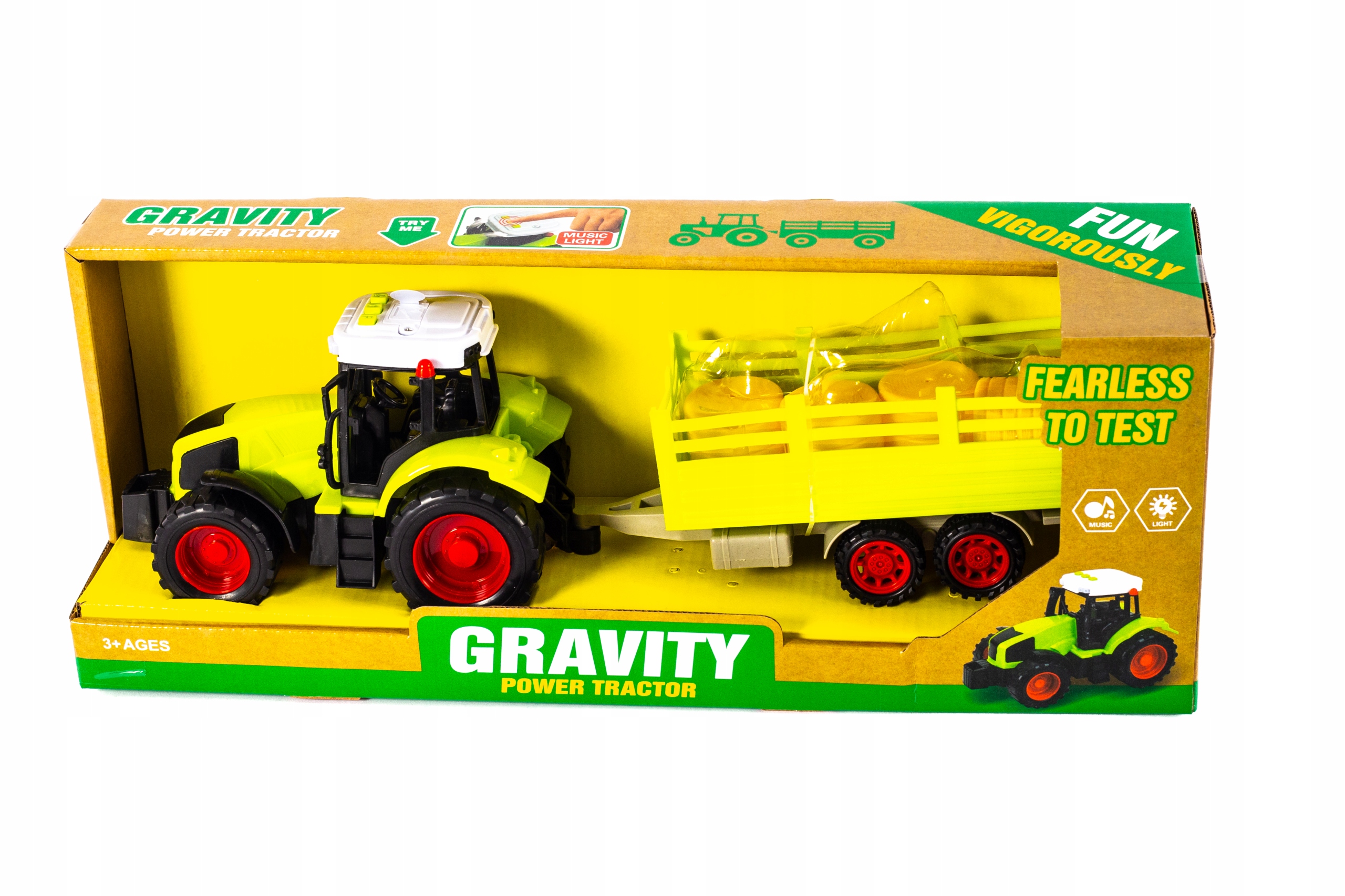 

Traktor Na Baterie Przyczepa Rolnika Klakson