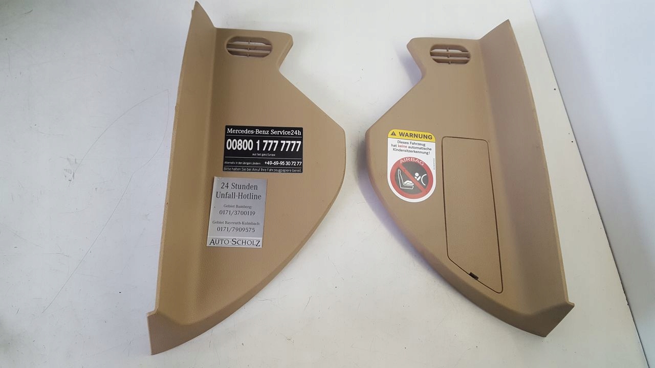 dashboard console tension belts Mercedes W251 3,0 CDI