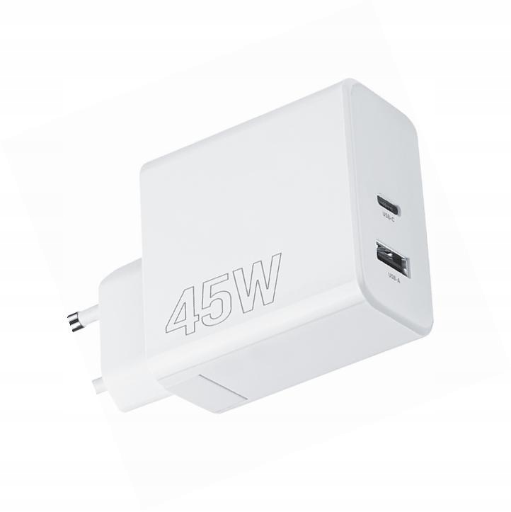 Szybka ładowarka 45W sama kostka 2 wejścia do Xiaomi Redmi Note 15 5G