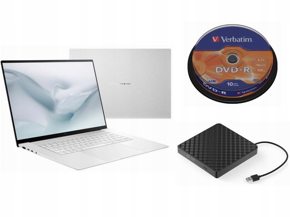 Laptop Asus Windows 11 Home Amd Ryzen Ai Zewnętrzny Napęd DVD 10 Pły