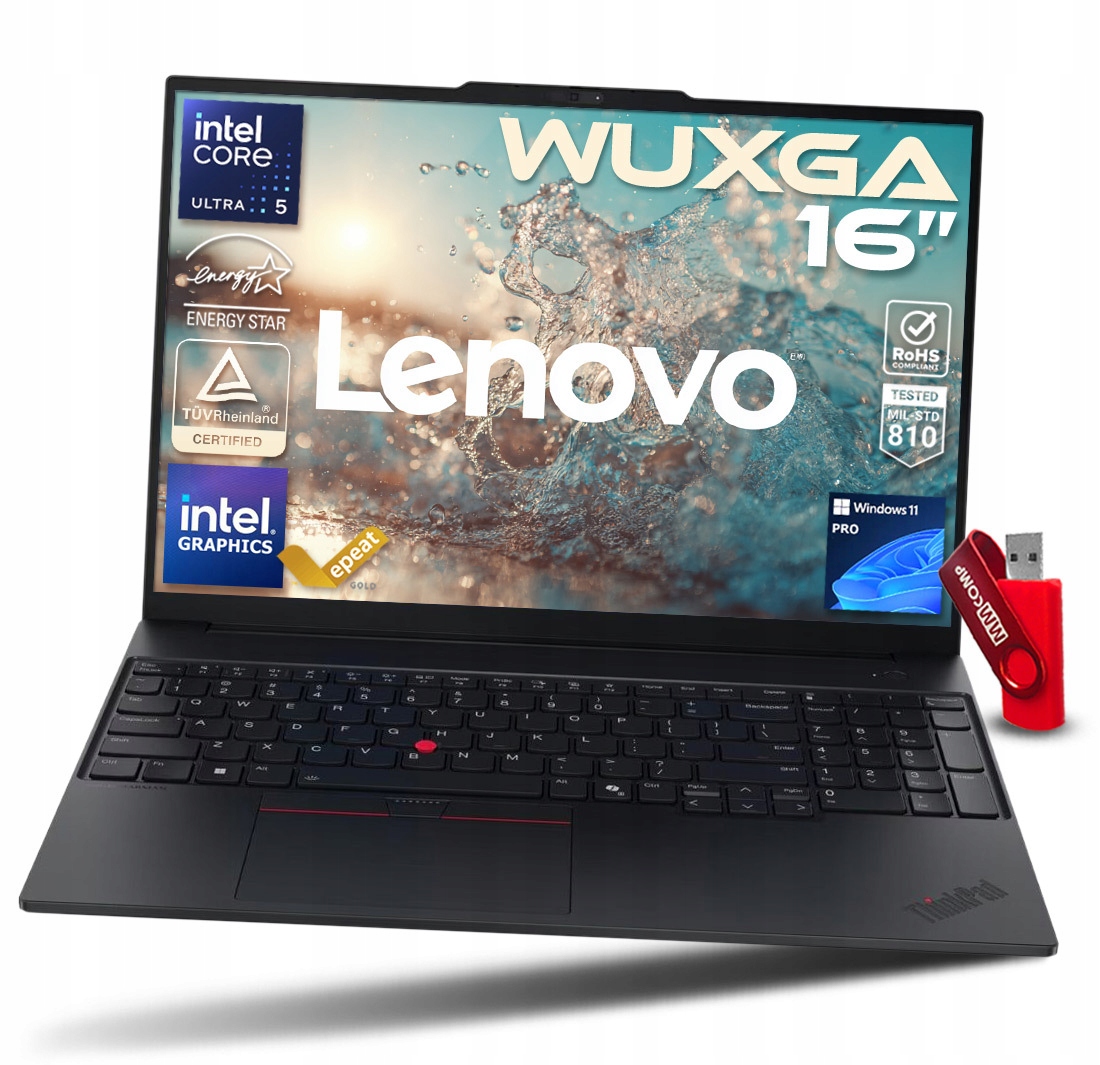 Notebook Lenovo ThinkPad E16 G3 Intel U5 225U 16GB DDR5 512GB Ssd Wuxga Ips