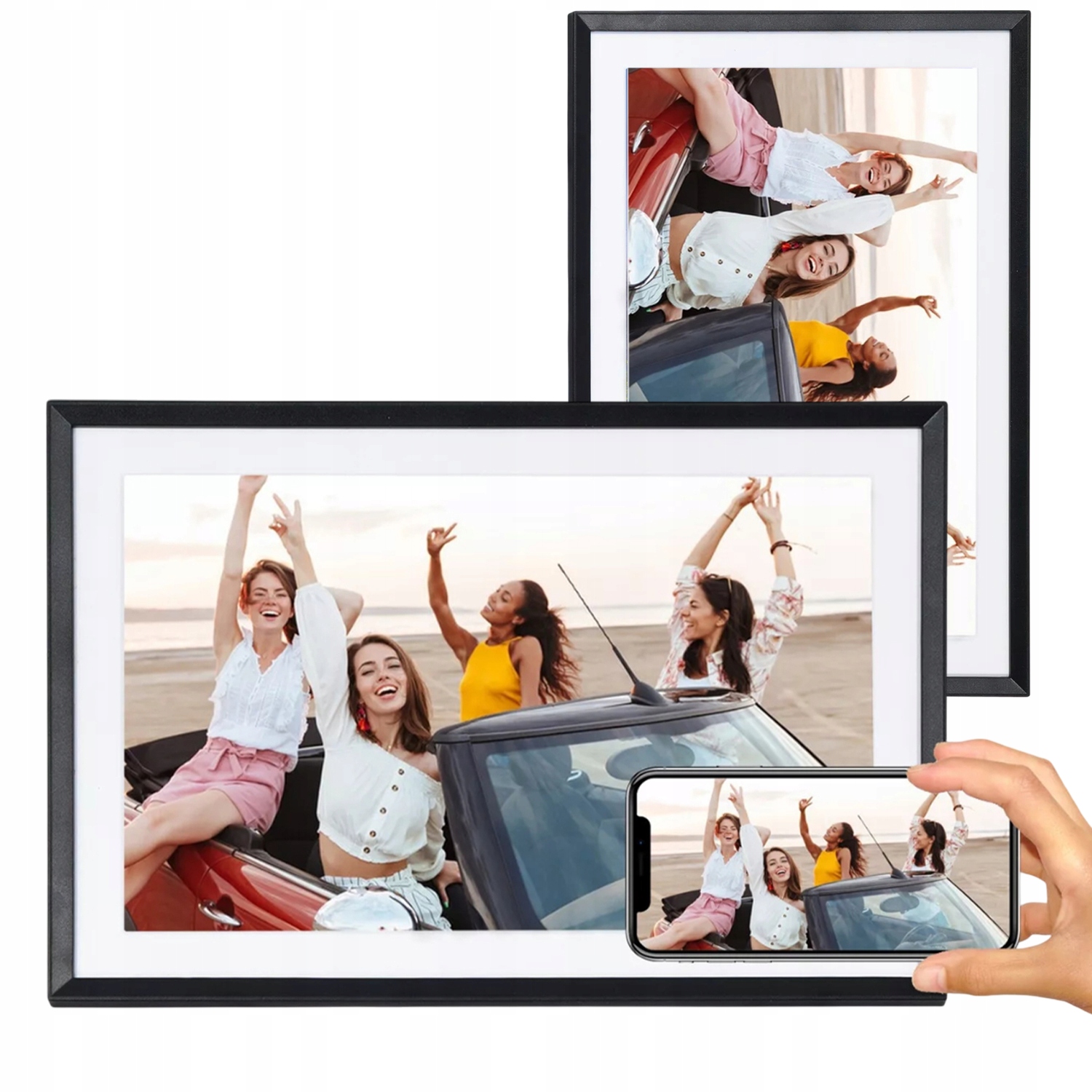 Moderní Elektronický Rámeček Wifi 10 Ips Dotykový