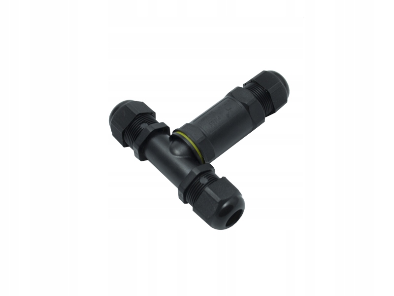 Wodoodporna mufa kablowa trójnik ze złączem 3 PIN