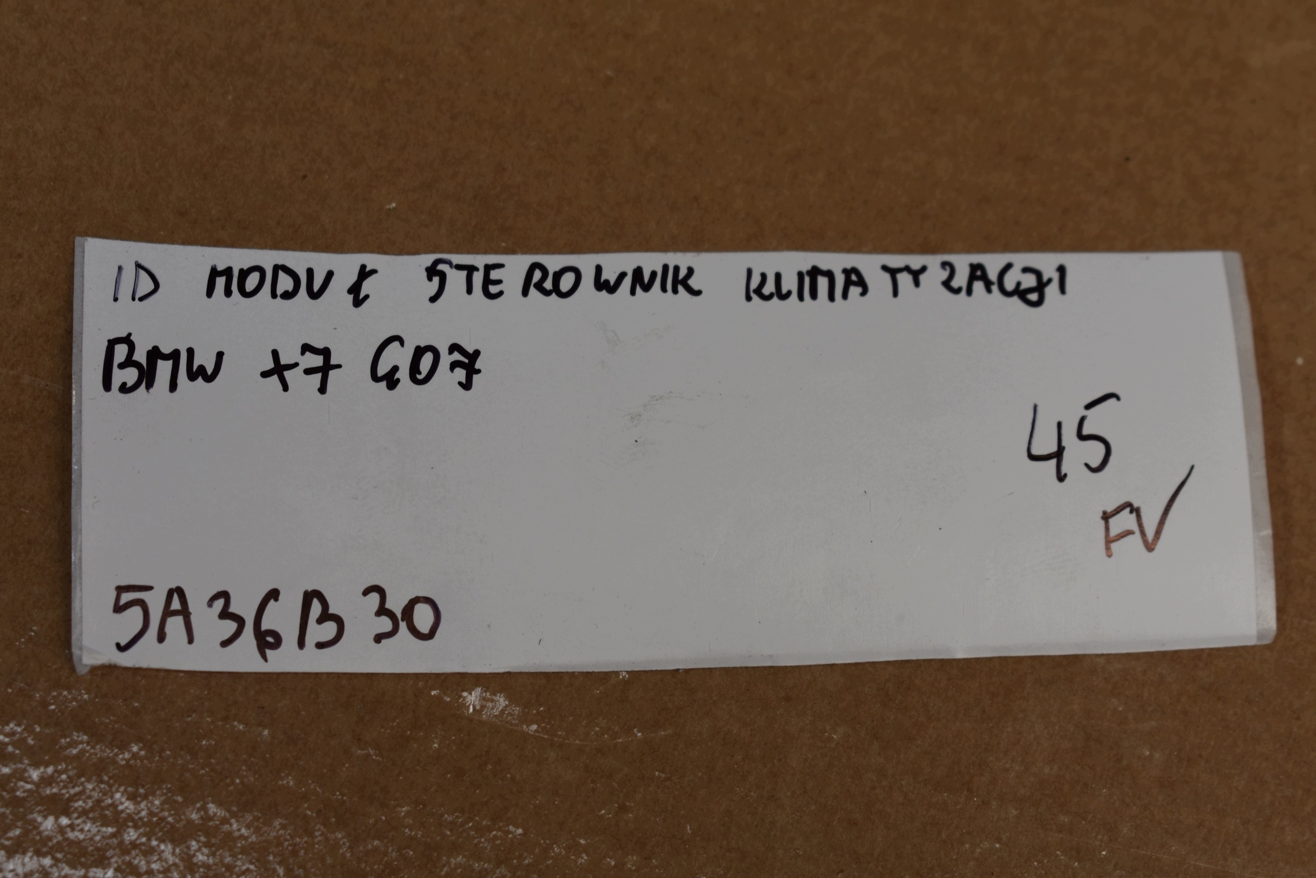 IDEALNY module control unit of the air conditioning BMW X7 G07 1