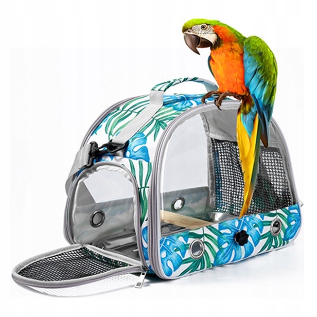 Levně Přepravka Přepravní Taška Pro Papoušky Ptáků A Hlodavců Barevná