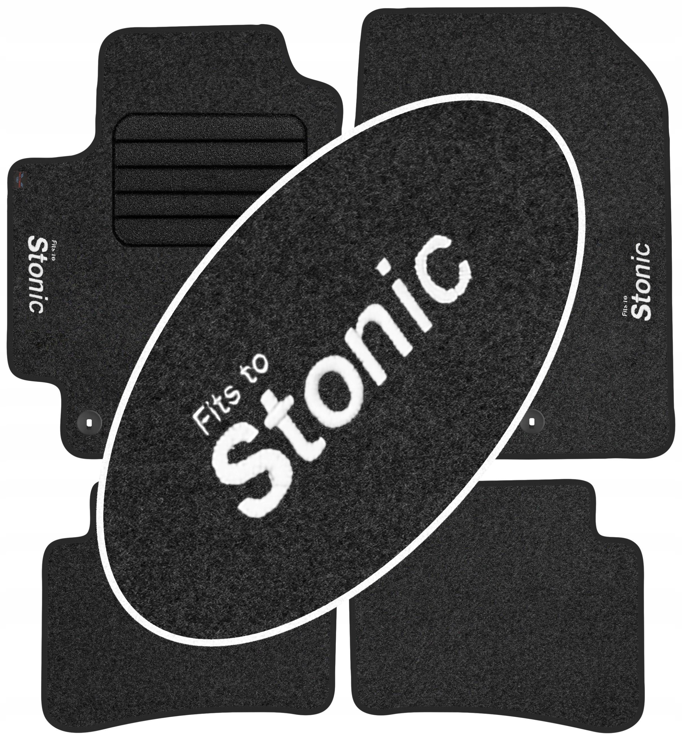 

Kia Stonic 2017- Welurowe z Haftem