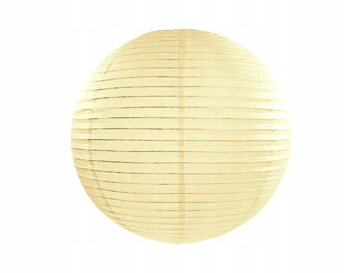 

Lampion Papierowy Kula Kremowy 25 cm Dekoracja