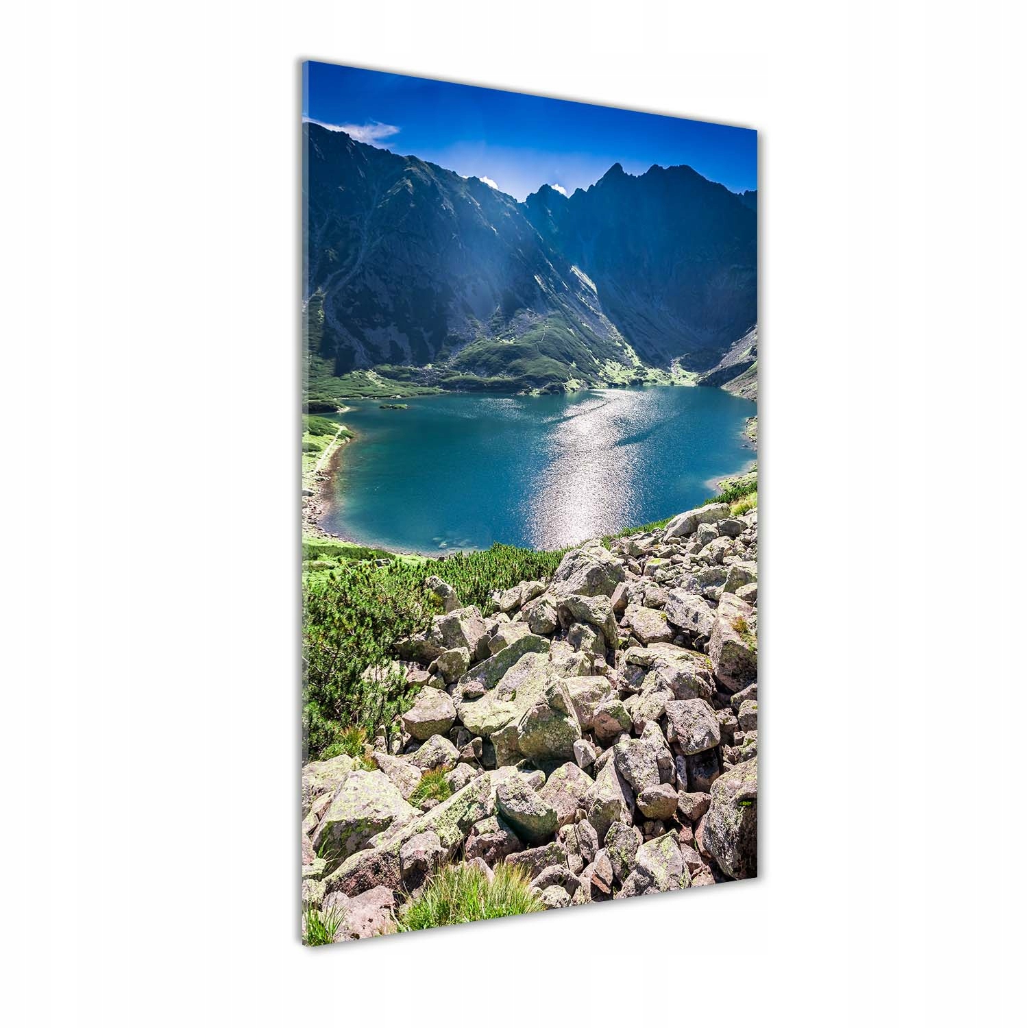 

Foto obraz akrylowy Czarny staw Tatry 70x140 cm