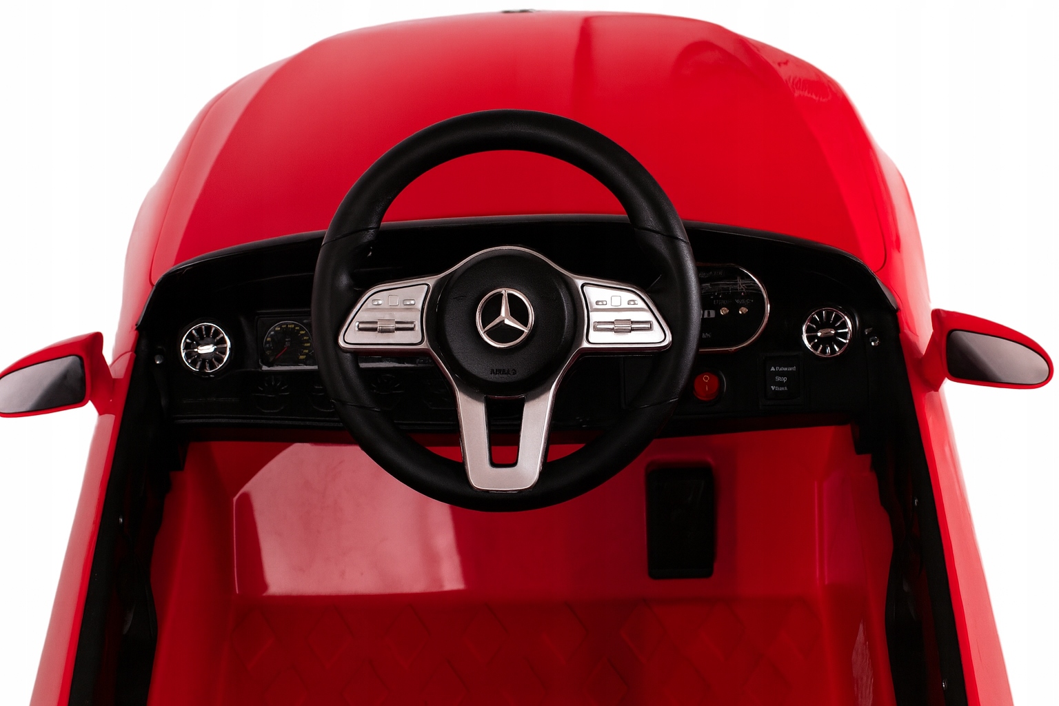 Auto akumulator pilot skóra EVA samochód dzieci MERCEDES CLS350 czerwony