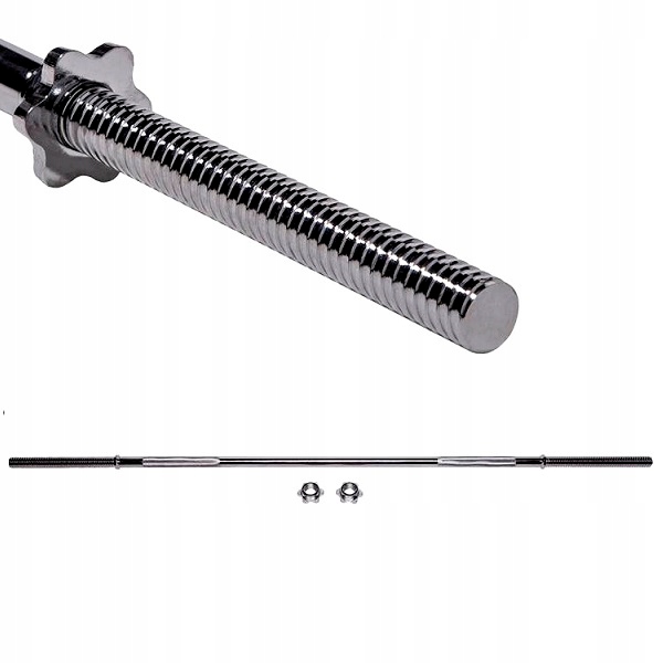 

Gryf Prosty 165cm 30mm Gwintowany Sztanga Zaciskii