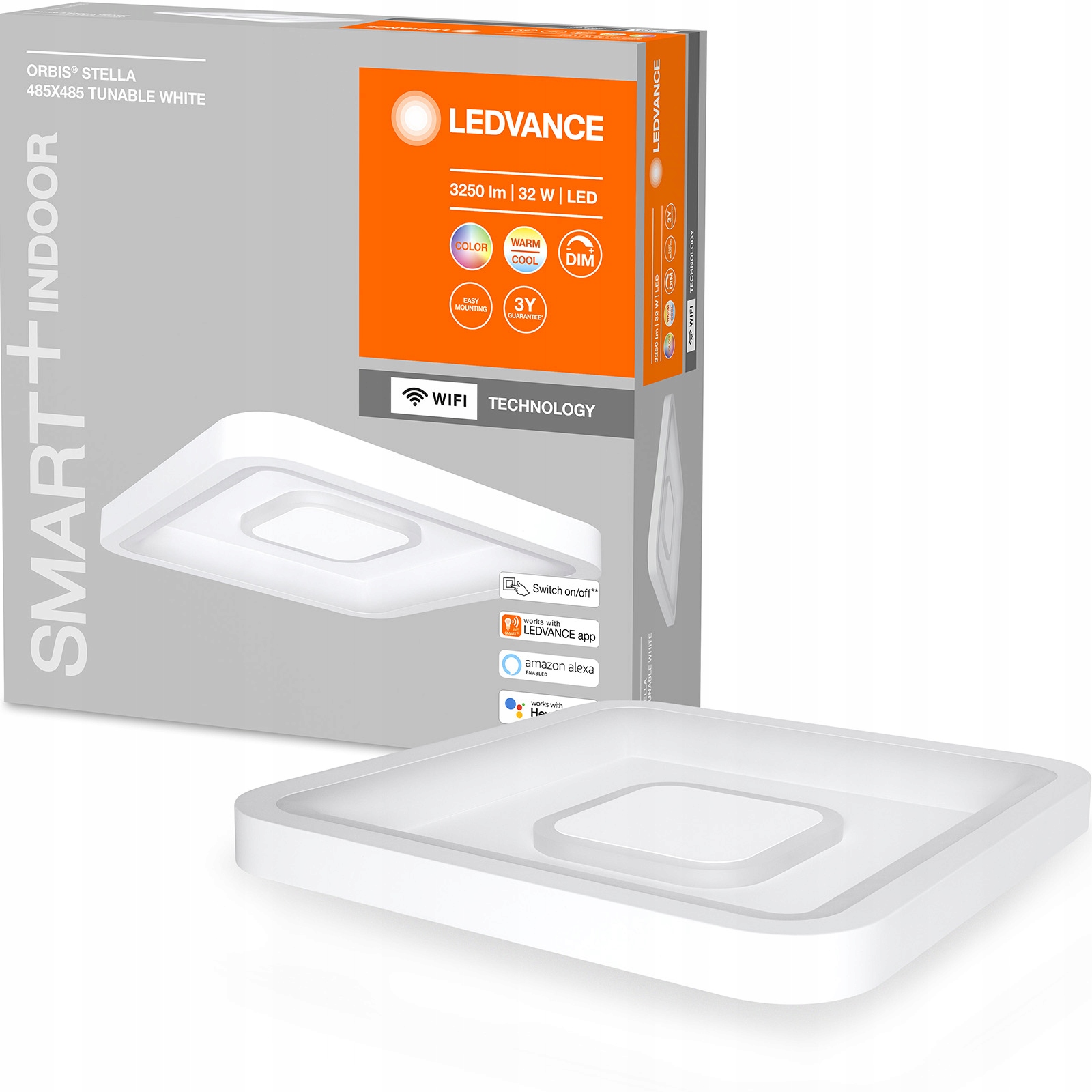 Stropné Svietidlo 32W Rgb Cct 48,5 cm Smart+ Wifi Orbis Ledvance