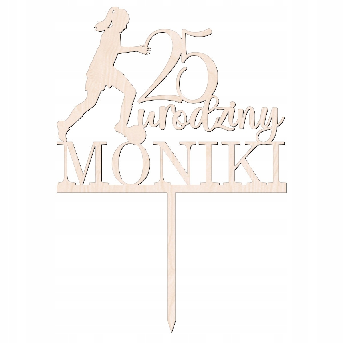 TOPPER PIŁKA NOŻNA PIŁKARKA FOOTBALL NAPIS NA TORT Motyw personalizowany