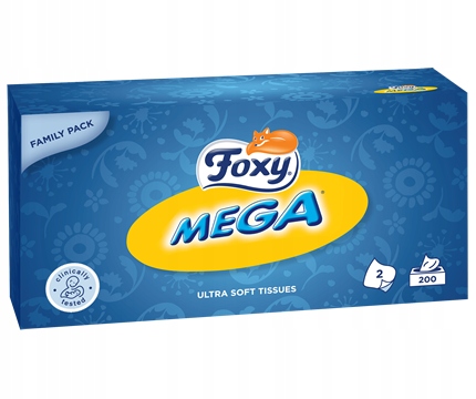 

Chusteczki higieniczne Foxy Miękkie 200 szt.
