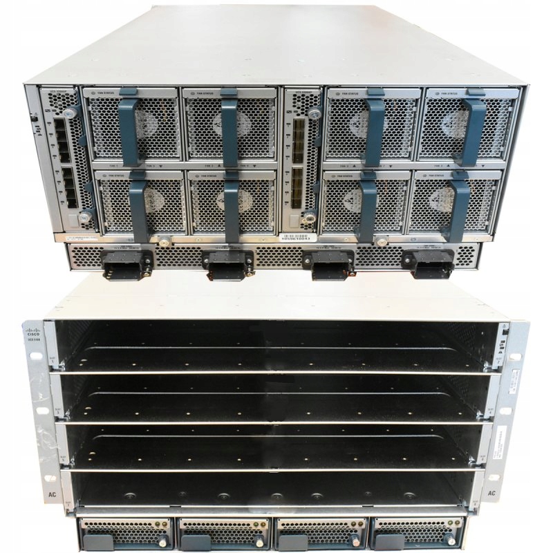 Cisco Server Chassis N20-C6508 2x UCS 2208XP 4x UCSB-PSU2500ACPL 8x N20-FAN Kod producenta Server Chassis N20-C6508