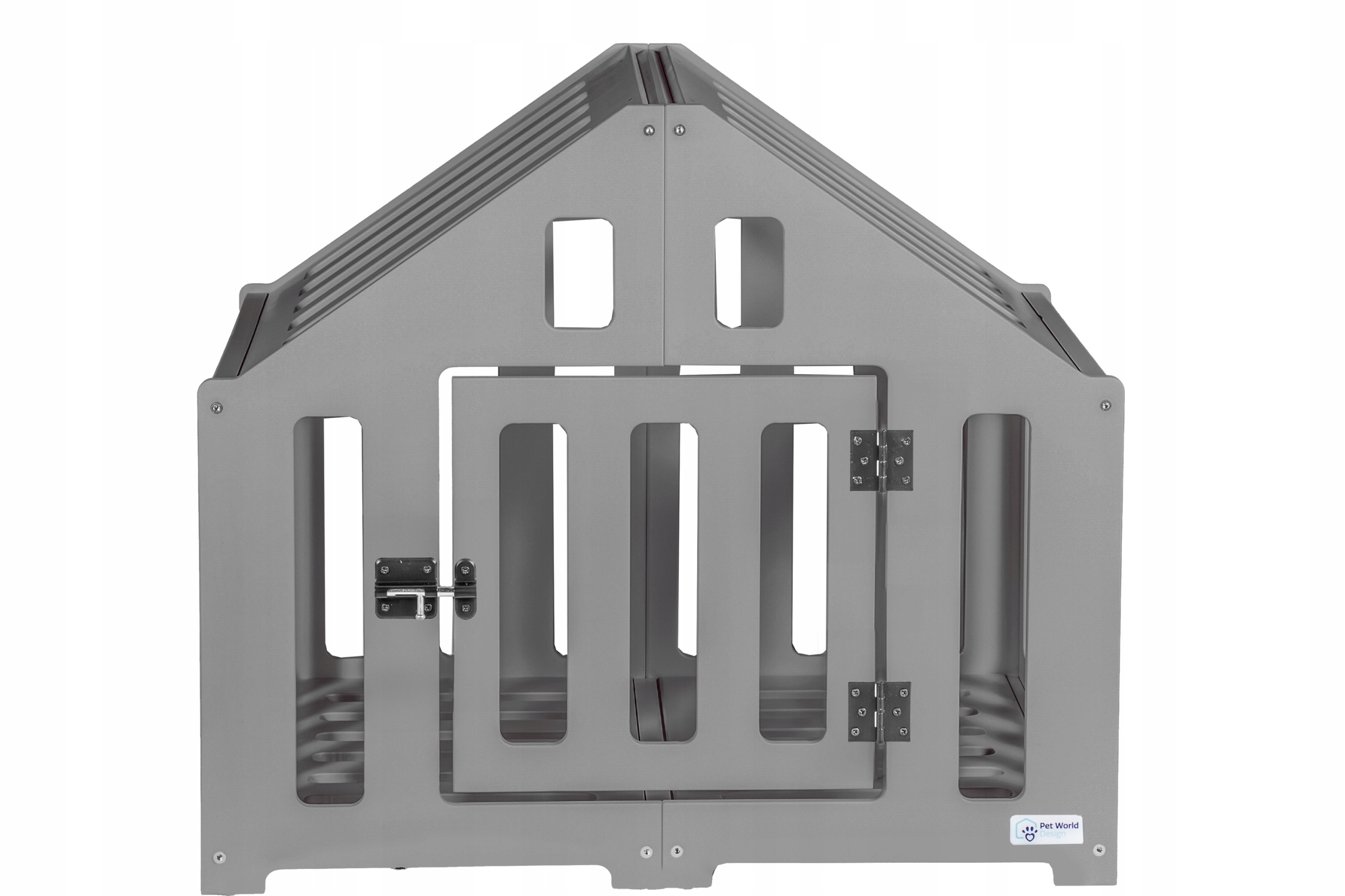 Levně Dřevěná klec pro psa 74 x 53 x 64 cm, domeček pro zvířata, kotec pro psa