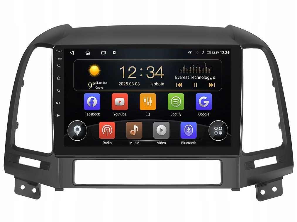 Isudar 2DIN autorádio T72-IEV69 Android, Hyundai Santa Fe II