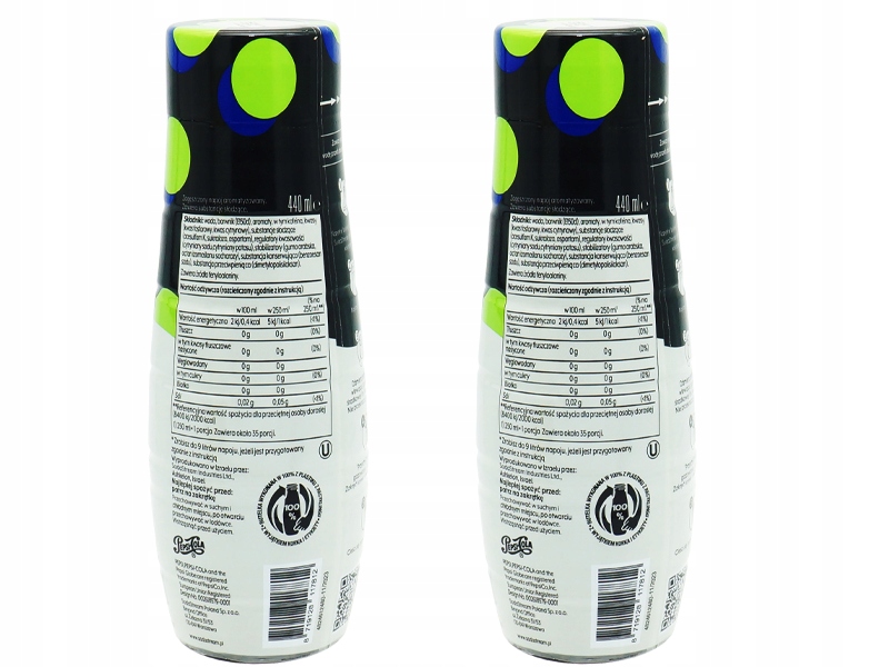 2x SYROP KONCENTRAT SODASTREAM PEPSI MAX LIME LIMONKA 9L NAPOJU Z 440ML Kod producenta Pepsi Max Lime Flavour x2