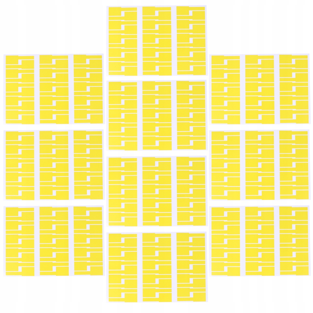 NAKLEJKI ETYKIETY NAKLEJKI Z DRUKIEM 110 SZT Długość 30.1 mm