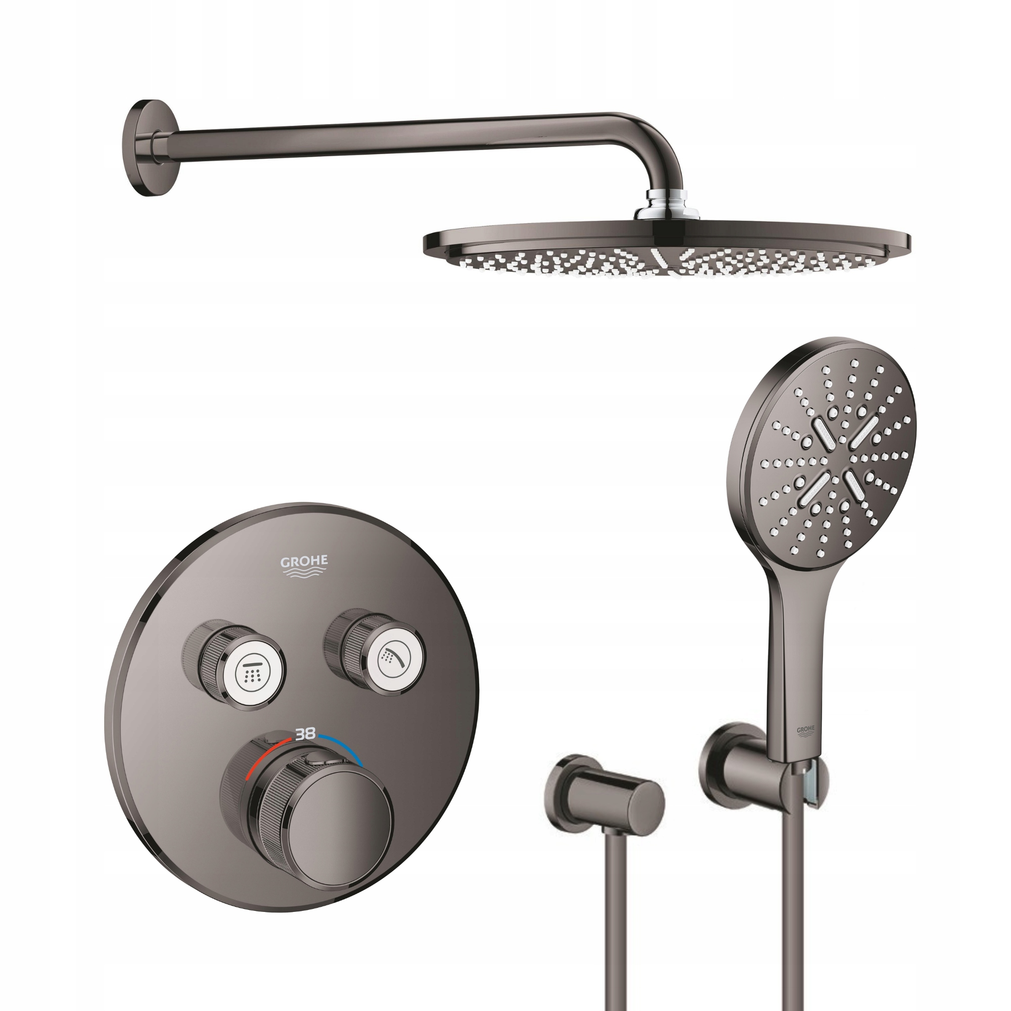 Zestaw Grohe Grohtherm SmartControl wannowo-prysznicowy podtynkowy