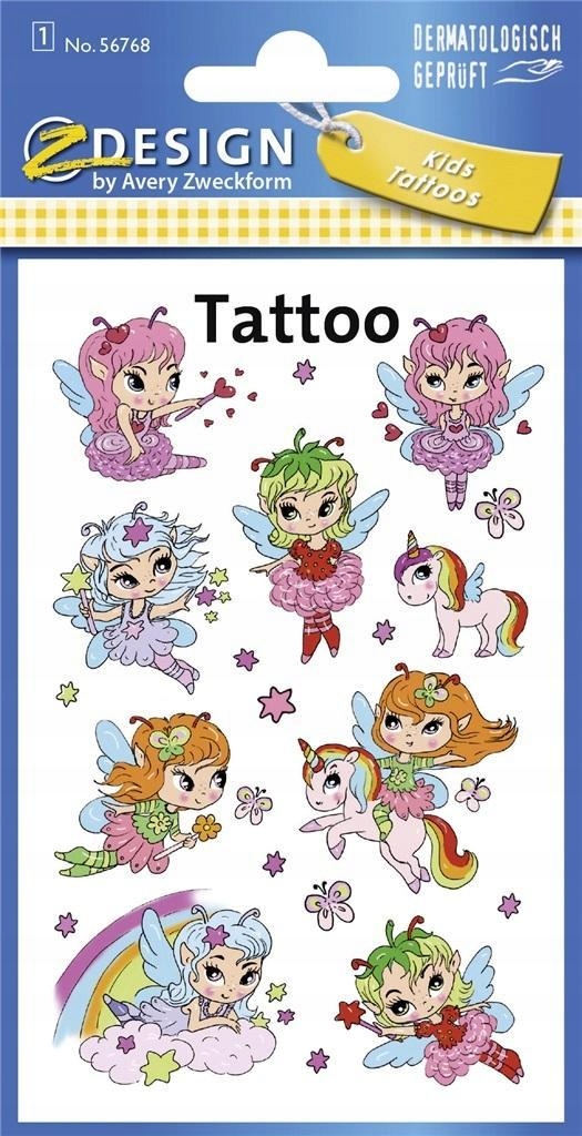 

Tatuaże Dla Dzieci Wróżki, Zdesign