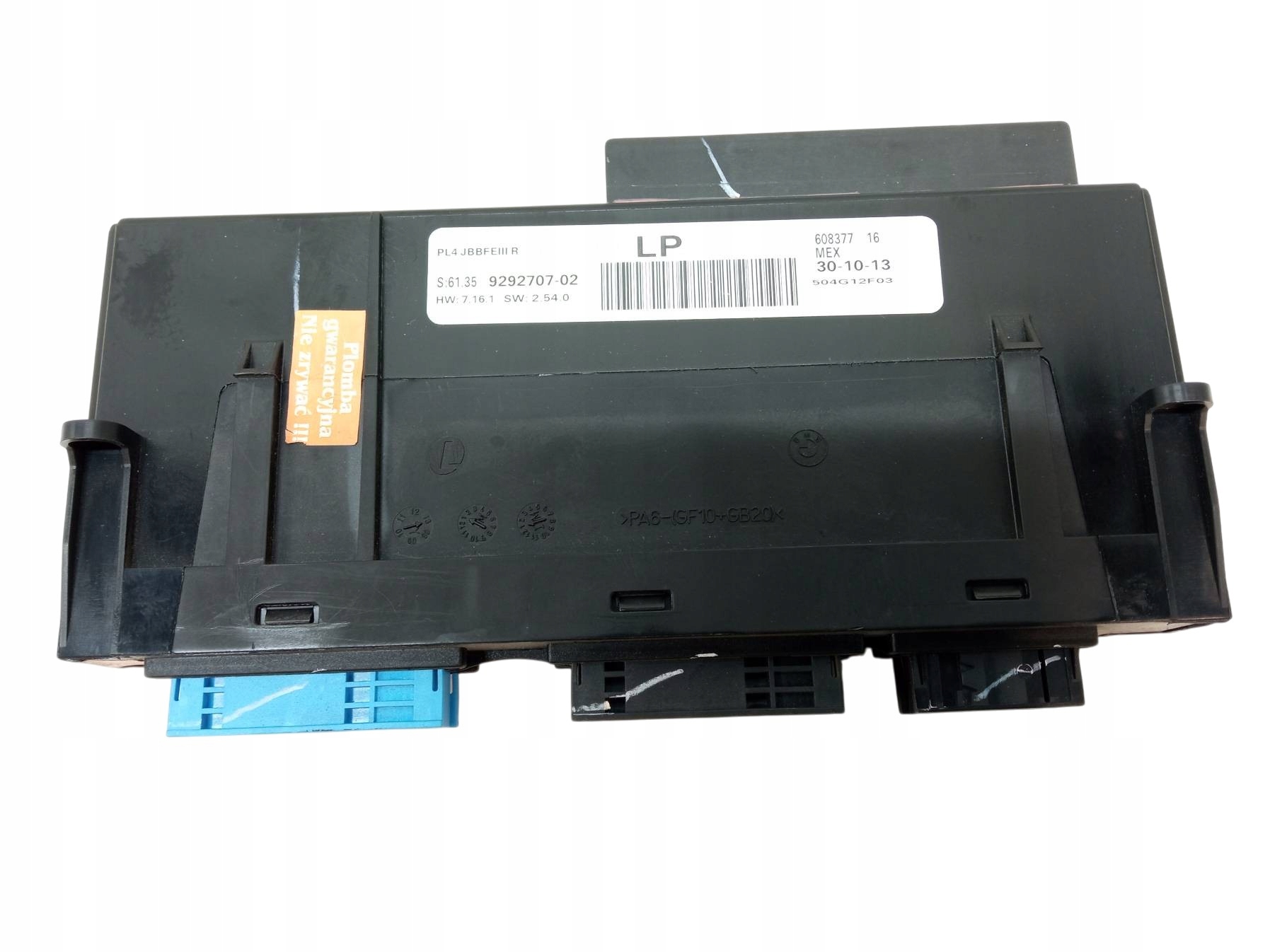 comfort control unit 9292707 Bmw X6 and (2009-2014) E71