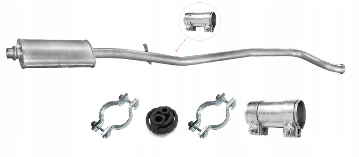 Peugeot 406 1.6 1.8 (1997-2001) Kombi Sedan Tlumič