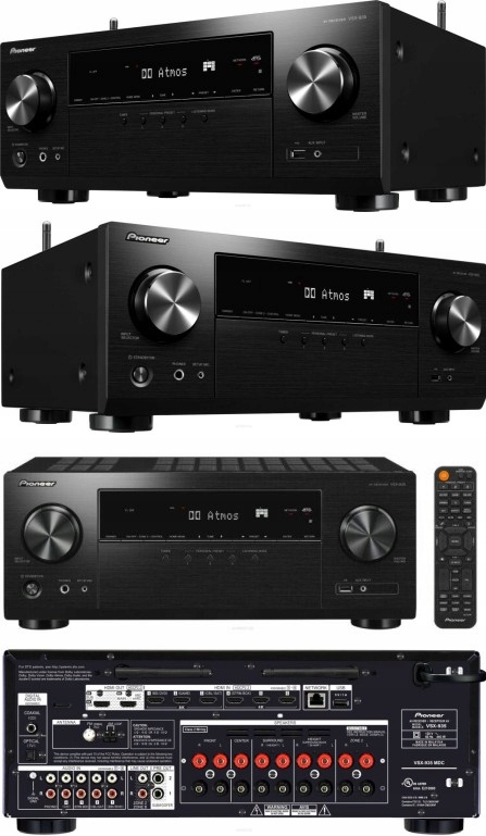 Amplituner Pioneer VSX-935 Liczba wejść HDMI 6