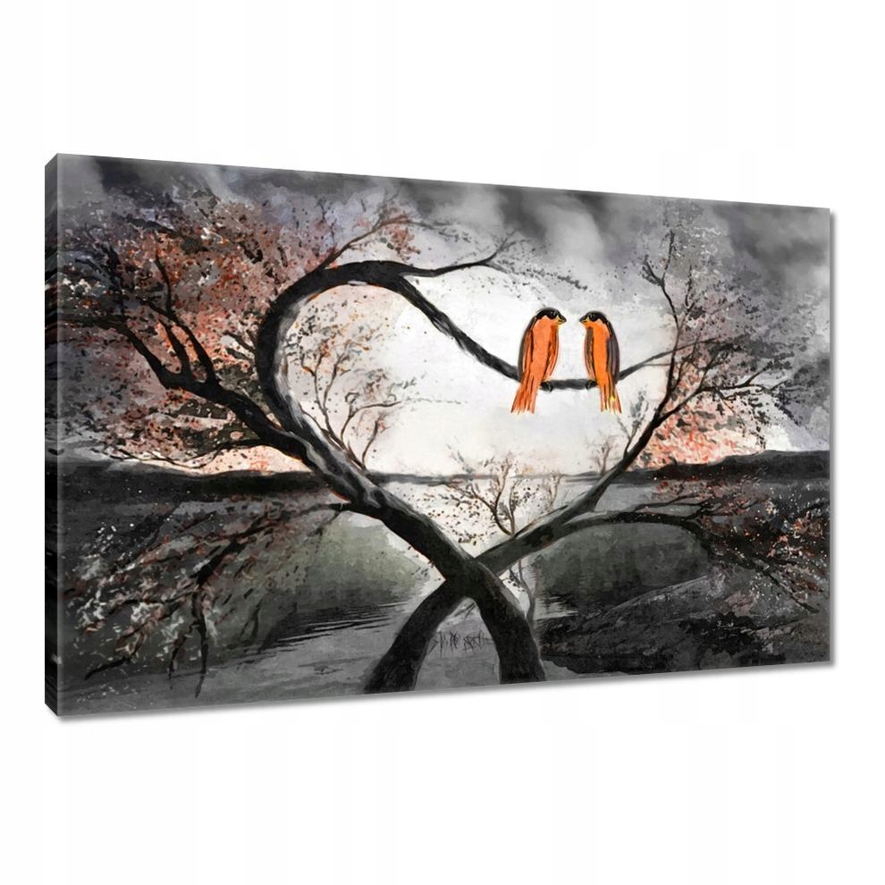 

Obrazy 90x60 Splecione drzewa Miłość