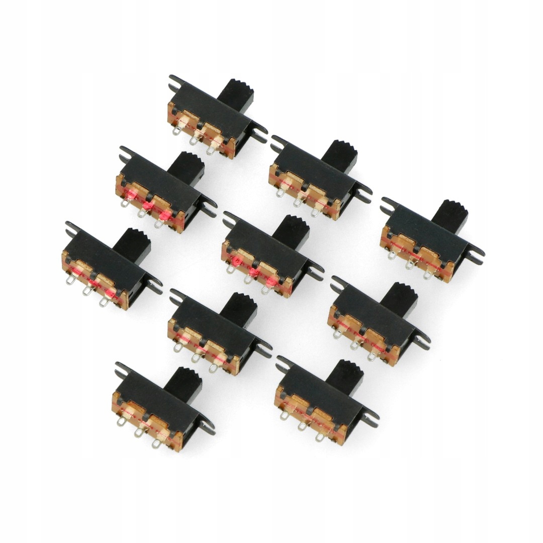 

Przełącznik suwakowy SM12F11G7 2-pozycyjny 10 szt.