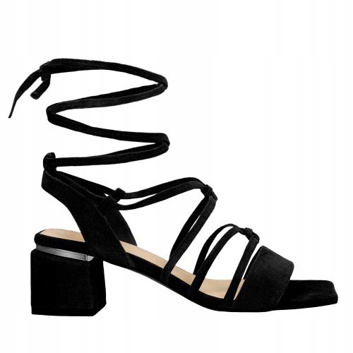 

Buty Wojas Sandały damskie skóra czarne r. 37