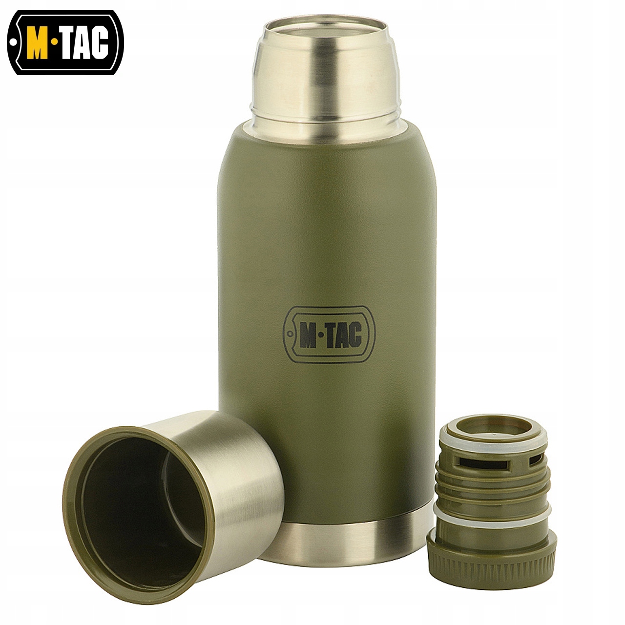 TERMOS TURYSTYCZNY PRÓŻNIOWY M-Tac 750 ml Type 2 Materiał stal nierdzewna