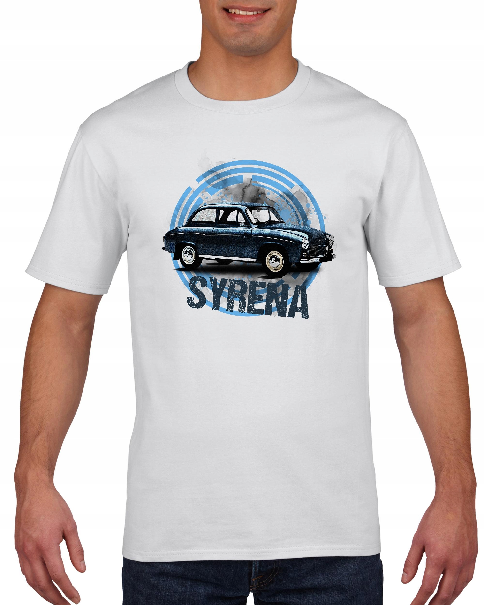

Koszulka męska Auta Legendy Prl Syrena L