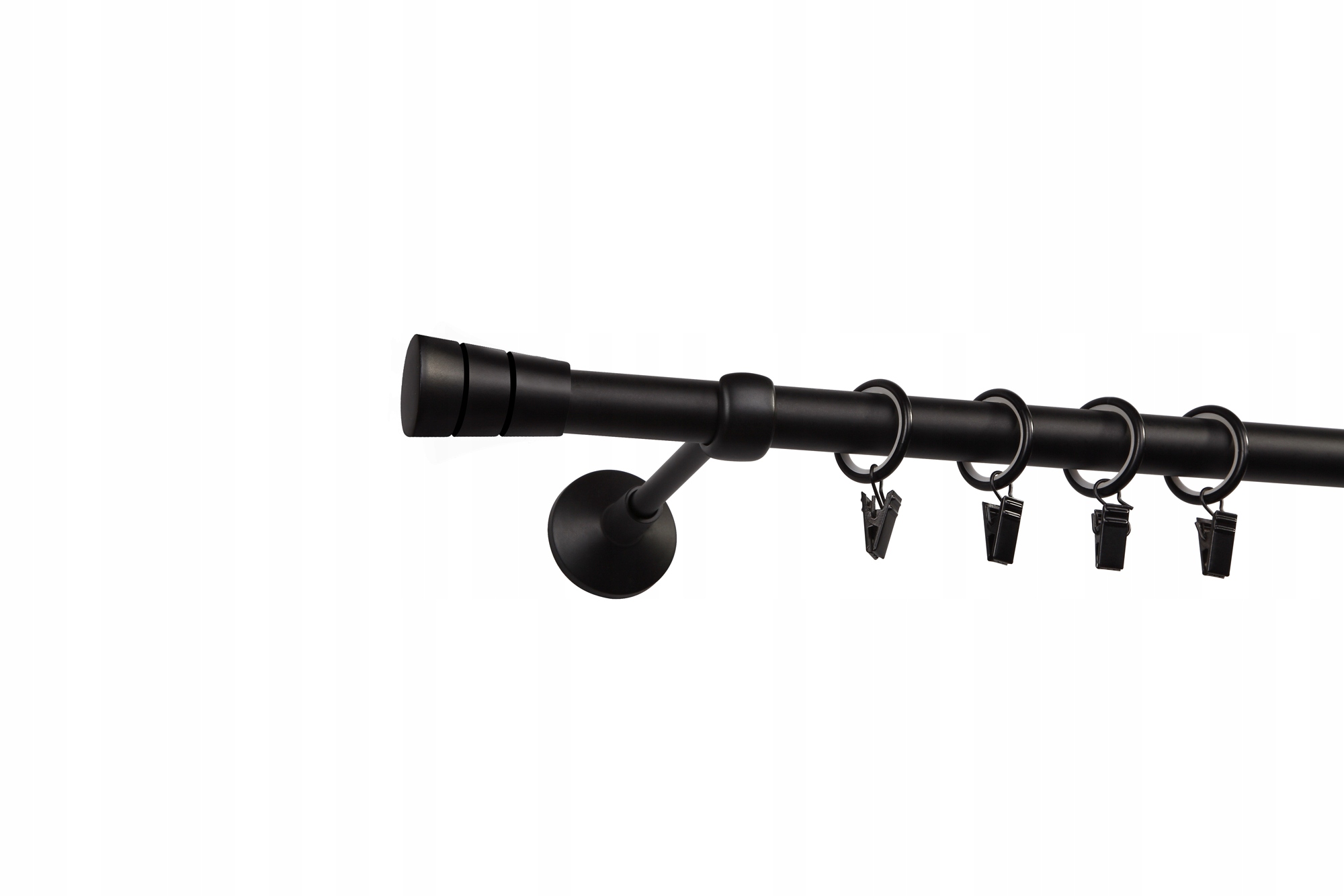 

Karnisz Siena 200cm pojedynczy 19mm metal czarny