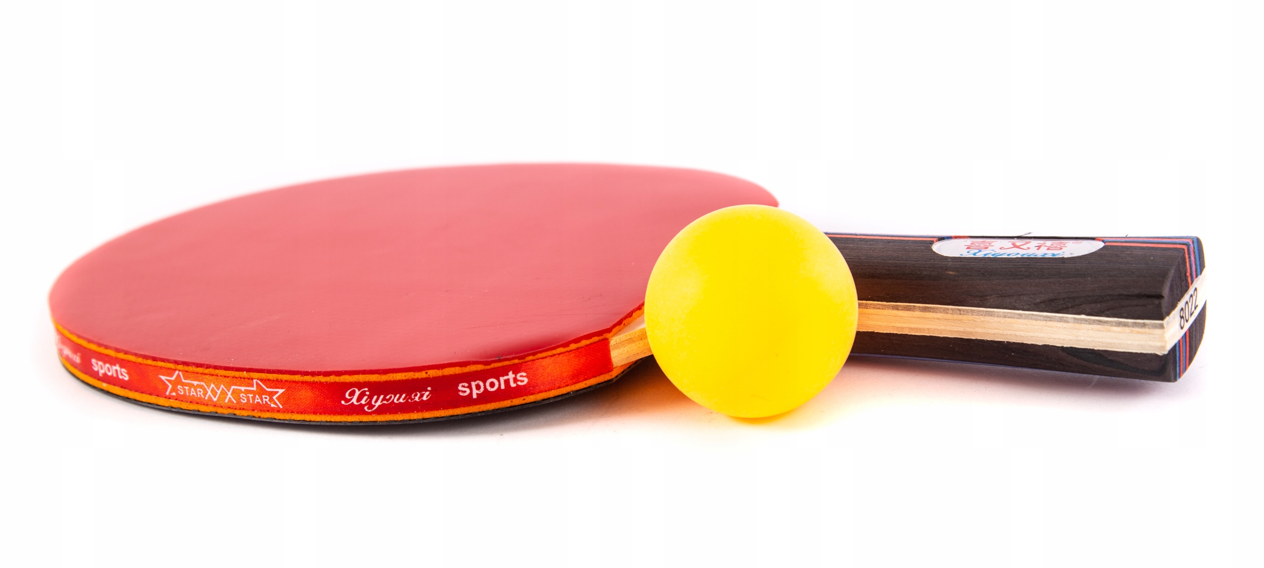 RAKIETKI DO PING PONGA 2SZT + 3 PIŁECZKI ZESTAW W POKROWCU Model PALETKA DO PING PONGA