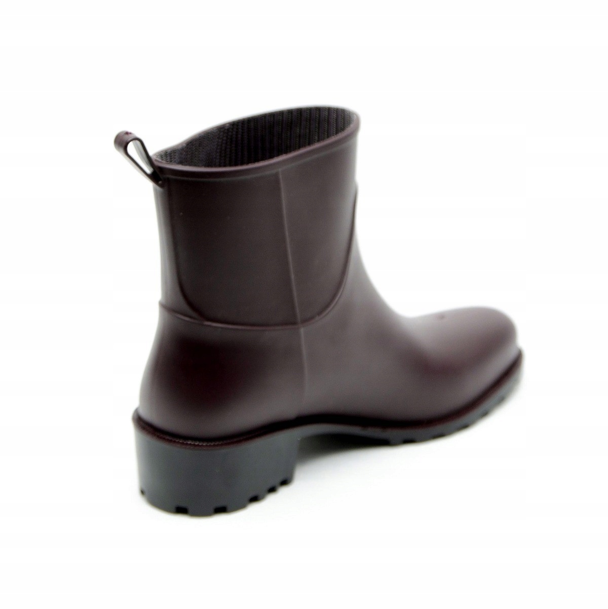 MODNE KALOSZE DAMSKIE NA OBCASIE - BORDO - 41 Marka inna