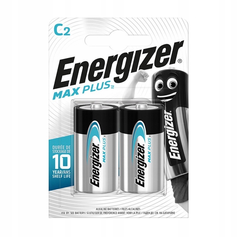 

2x Bateria alkaliczna Energizer Max Plus C LR14