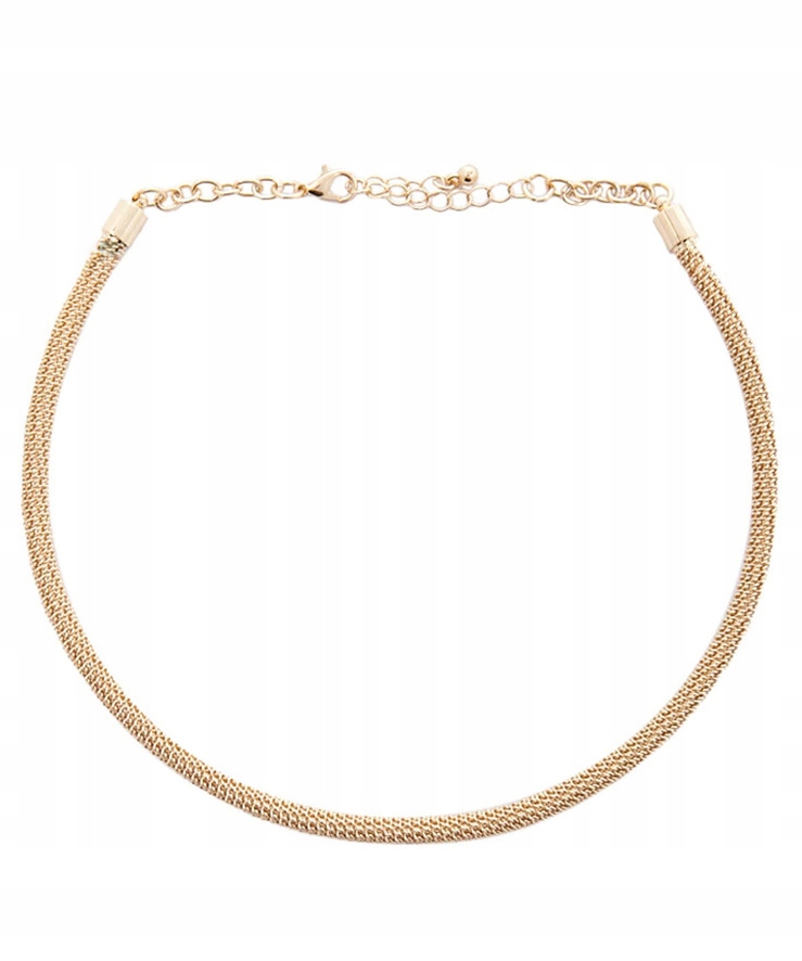 

Naszyjnik choker sprężynka złoty