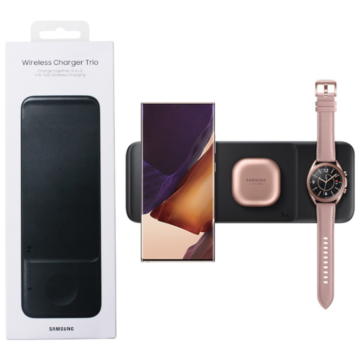 Samsung Charger Trio Qi Watch Bezdrátová Indukční Nabíječka 3v1